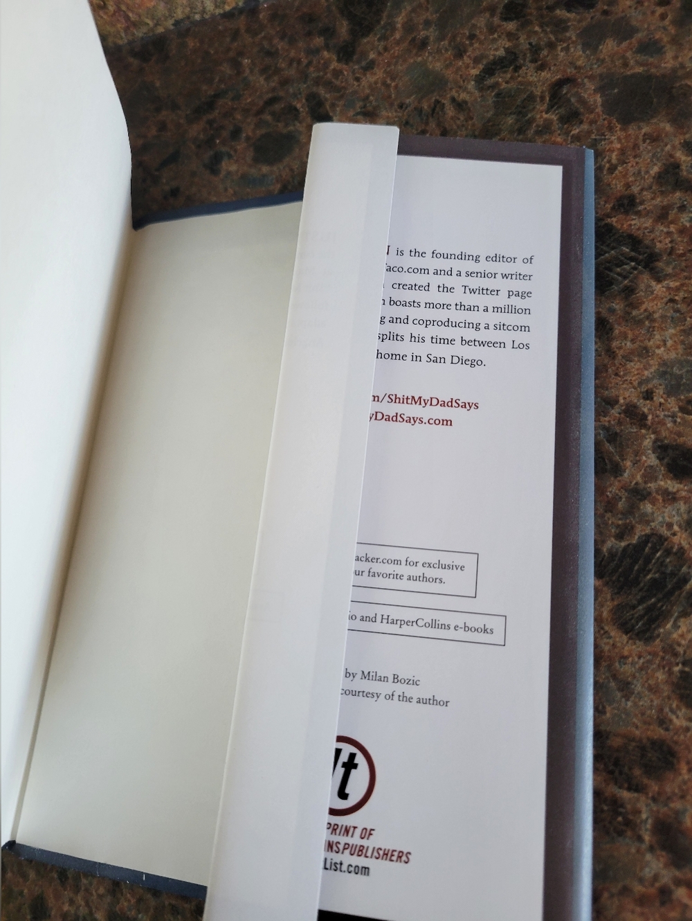 Sh*t My Dad Says Book NEW Hardcover‎ - Picture 3 of 4